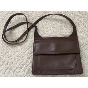 Fossil Brown Leather Crossbody Bag